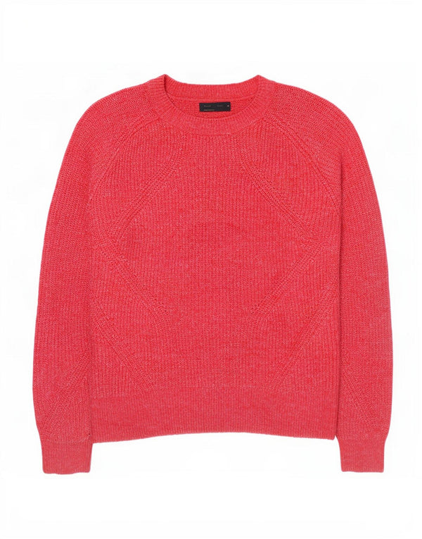 Marks & Spencer Dame sweater med rund hals DK 14 Medium Pink Flecked