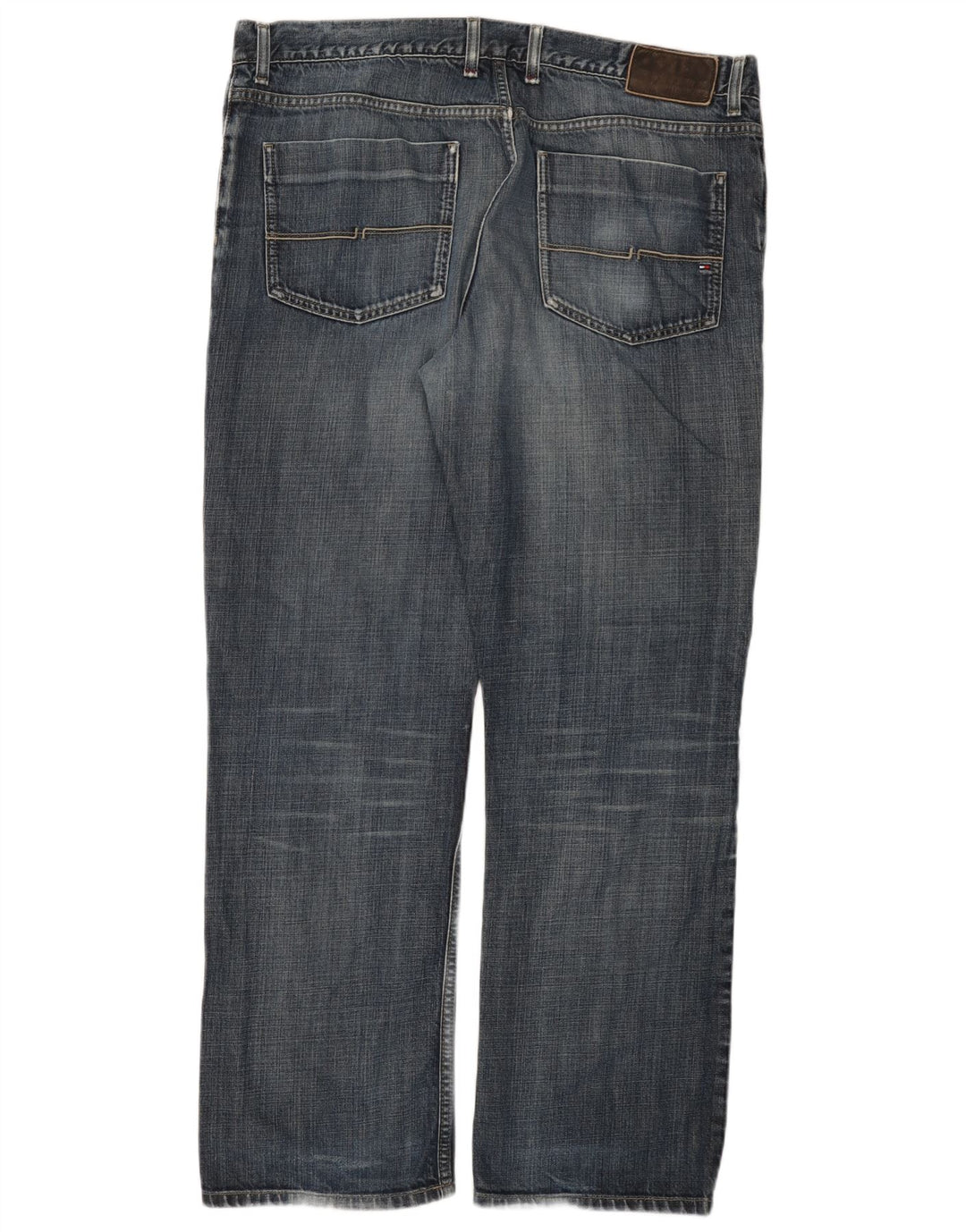 Tommy Hilfiger Straight Jeans til mænd W40 L32 Blå Bomuld