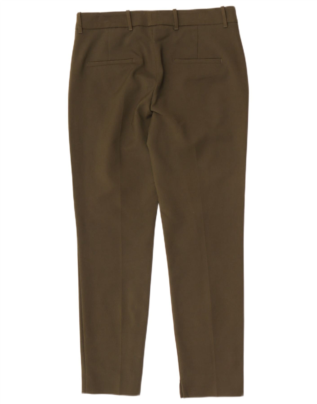 Zara Dame tilspidsede Chinobukser Medium W28 L28 Khaki