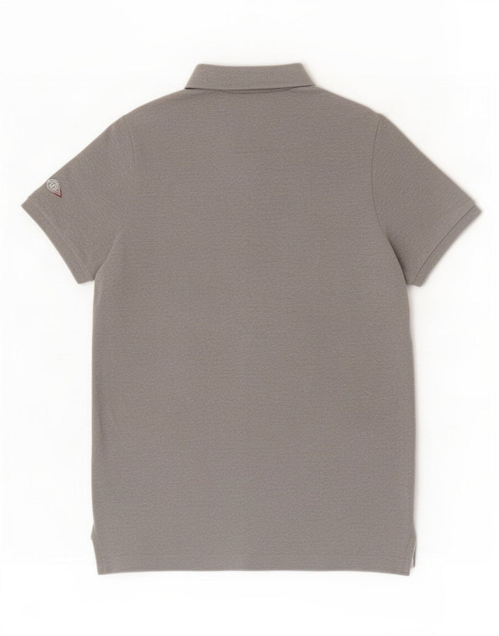 Superdry herre poloshirt XL grå bomuld