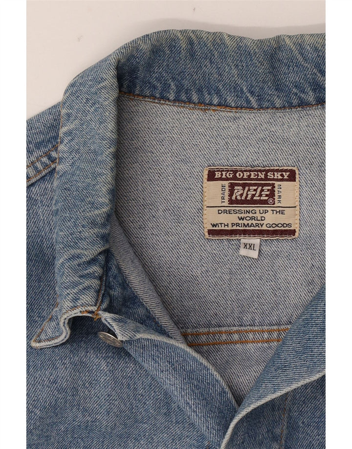 Rifle Herre denimjakke UK 44 2XL Blå