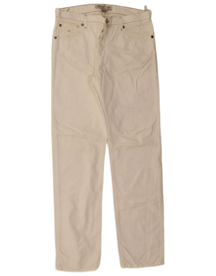 Jacob Cohen Straight Jeans til mænd W35 L34 Hvid