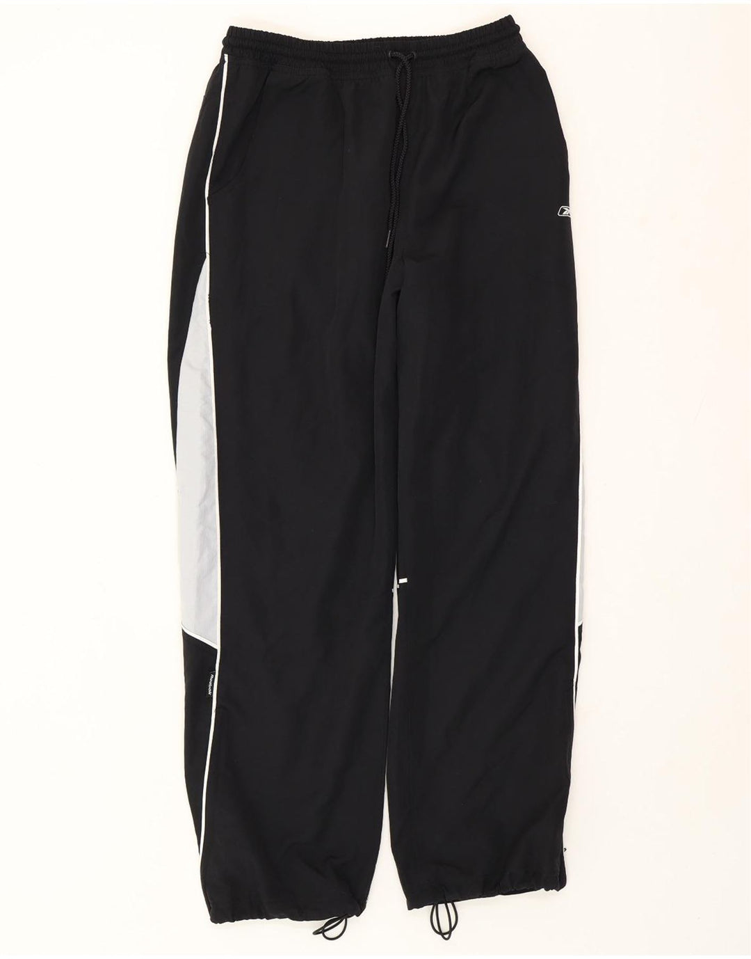 REEBOK Træningsdragt bukser til mænd Joggers Small Black Colourblock Polyester