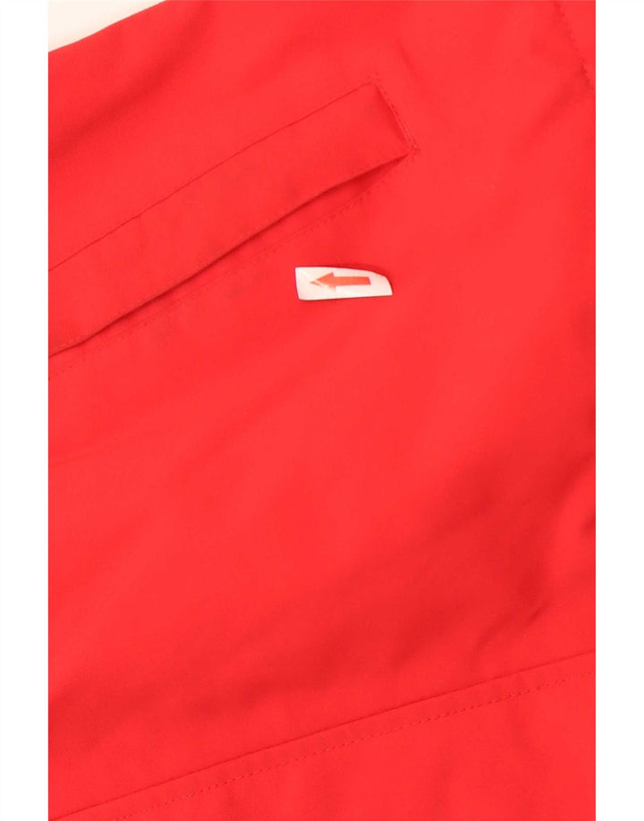 Musto Skijakke med hætte til mænd UK 38 Medium Rød Colourblock Polyamid