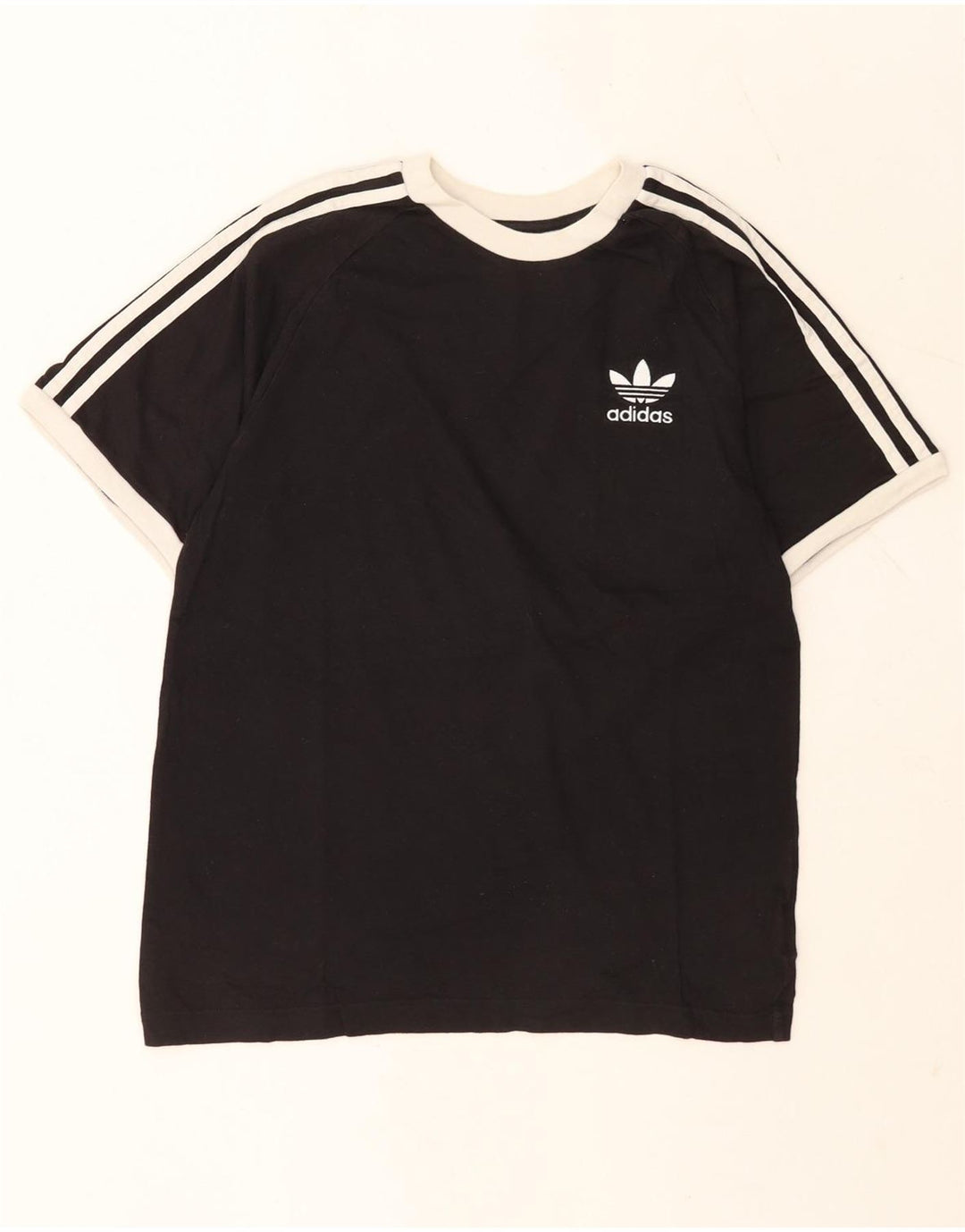 Adidas herre T-shirt top lille sort bomuld