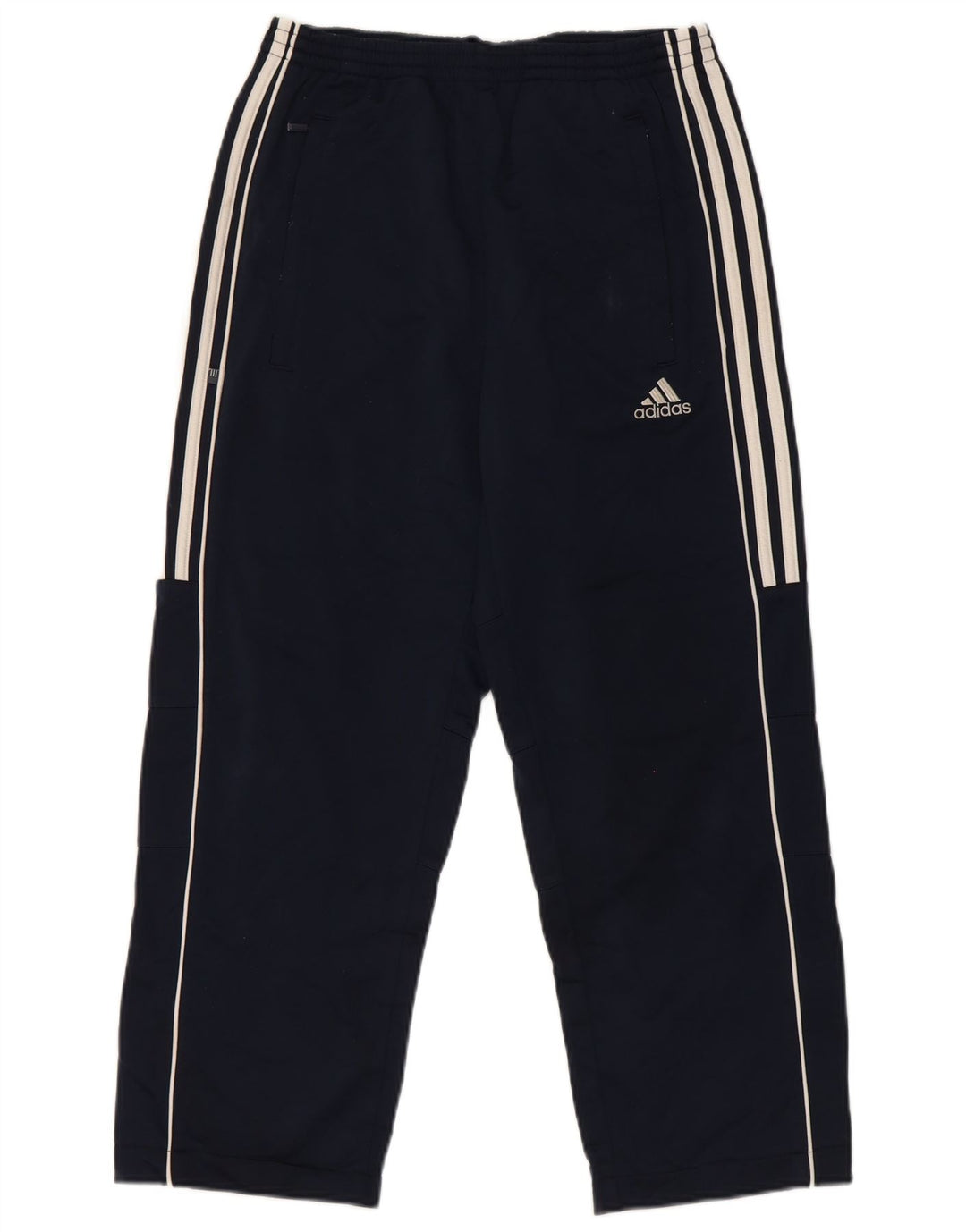 Adidas pigetræningsbukser 13-14 år marineblå polyester