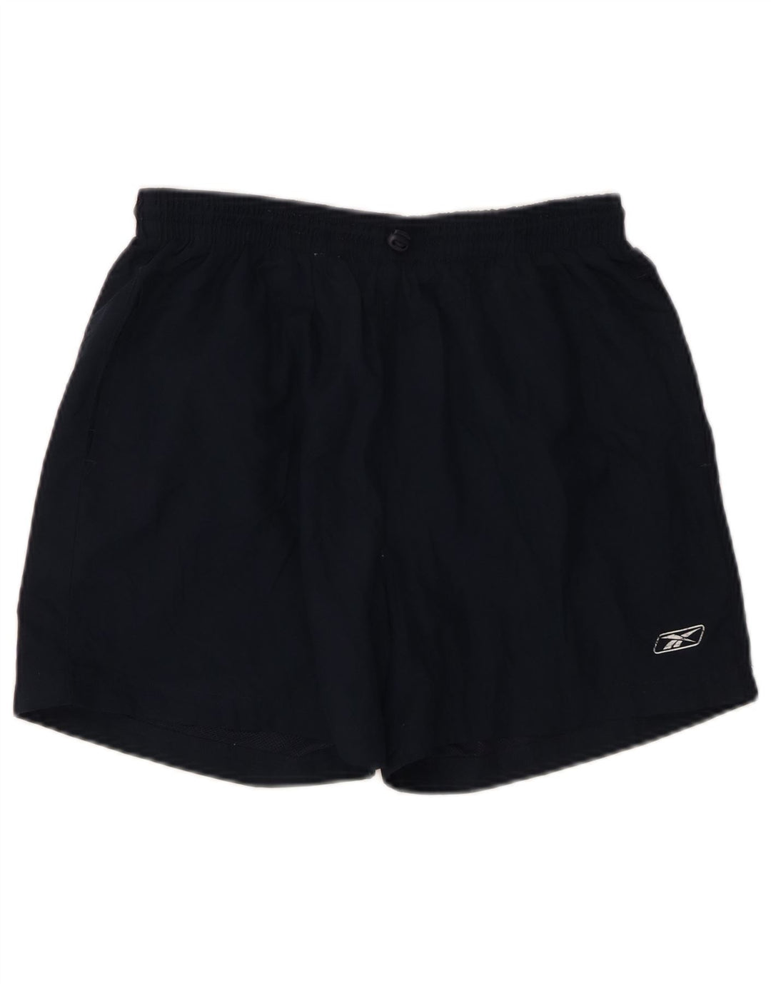 REEBOK Sportsshorts til kvinder UK 14 Large Navy Blue Polyester