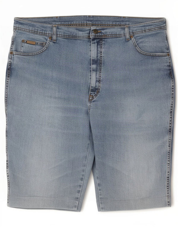 Wrangler Herre Texas Stretch Denim Shorts W44 2XL Blå Bomuld