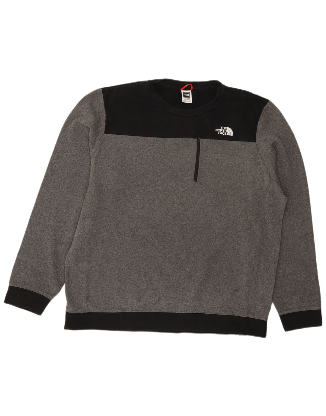 The North Face Herre Sweatshirt Jumper 2XL Grå Colourblock Bomuld Moderne