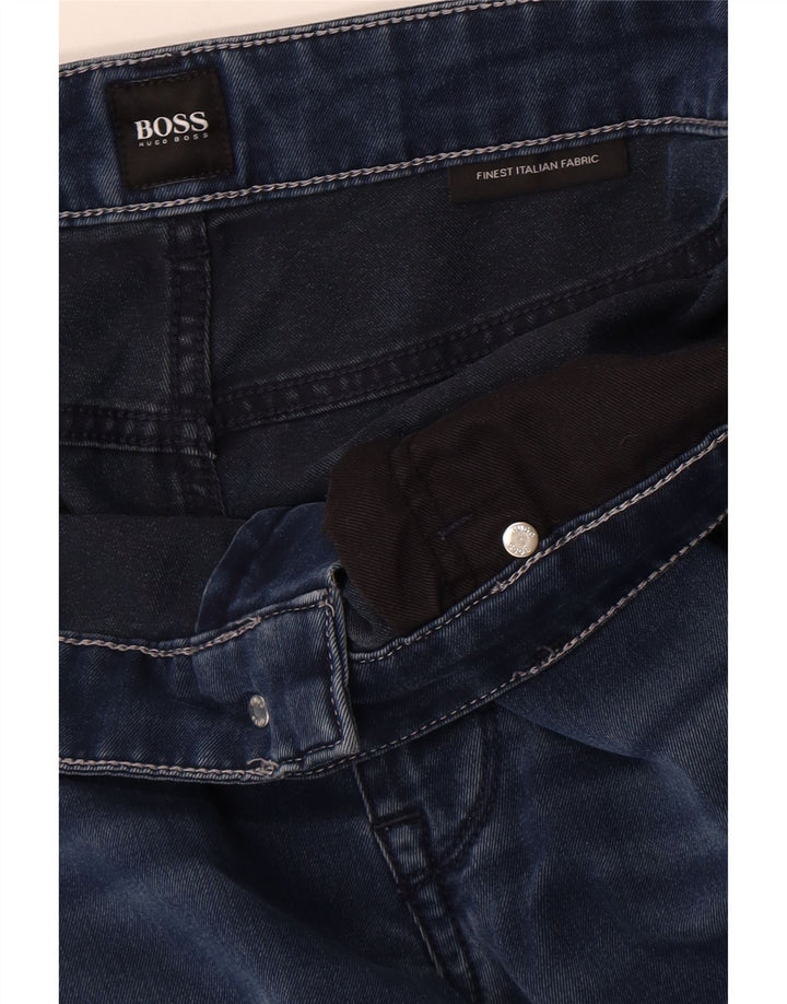 Hugo Boss Herre Slim Jeans W34 L32 Blå