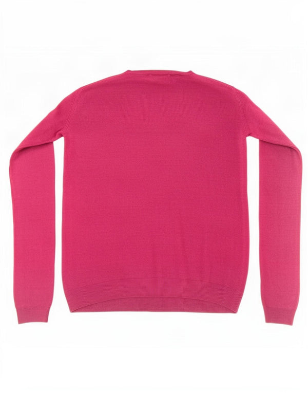 Marks & Spencer Dame Oversized Crew Neck sweater UK 16 Large Pink