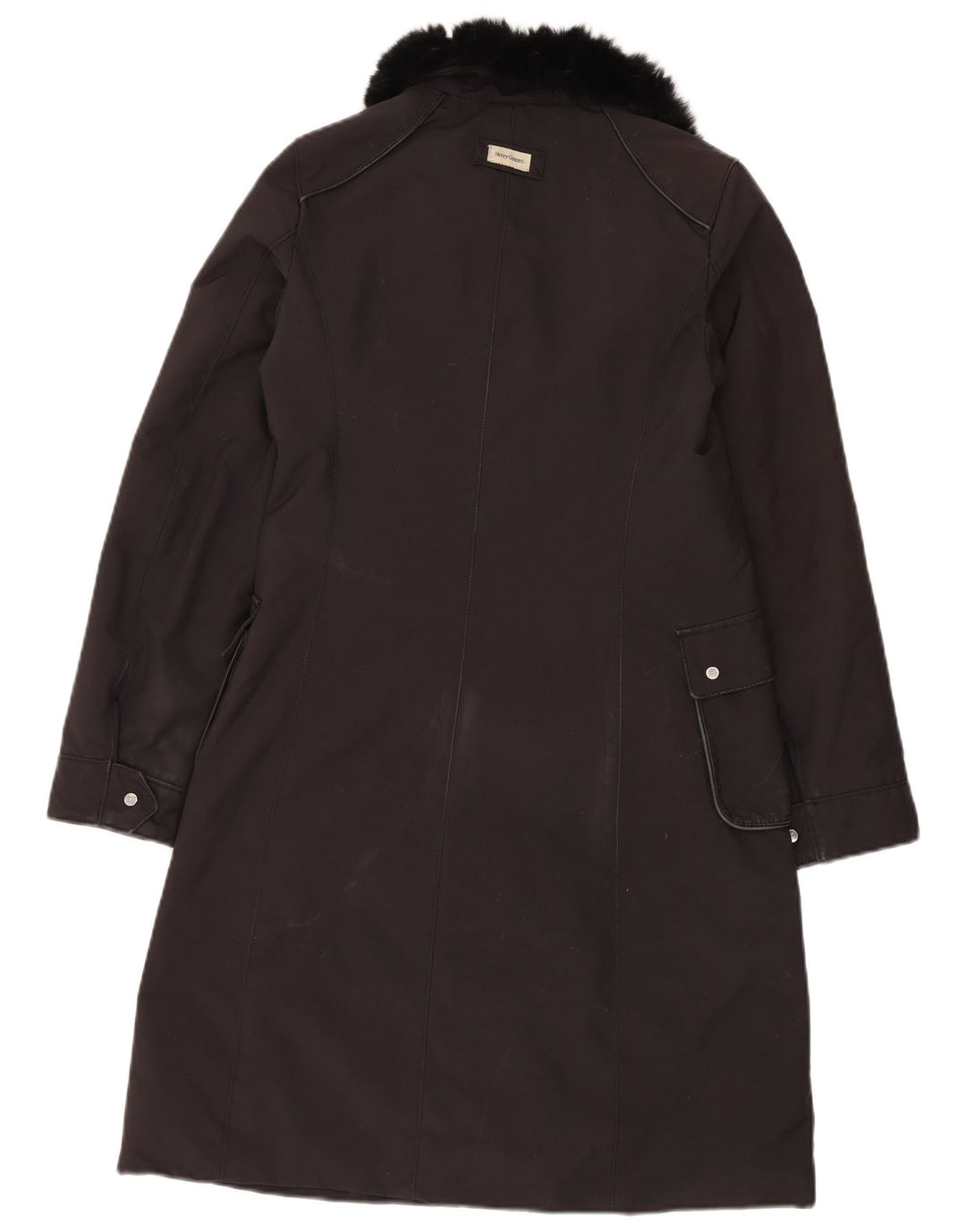 Henry Cottons Dame Overfrakke IT 40 Lille Sort Polyester