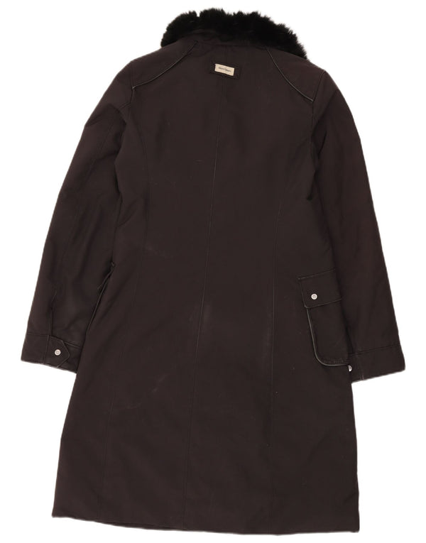 Henry Cottons Dame Overfrakke IT 40 Lille Sort Polyester