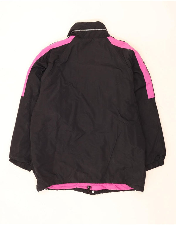 Kappa Herre Graphic Windbreaker Jacket UK 40 Large Black Colourblock