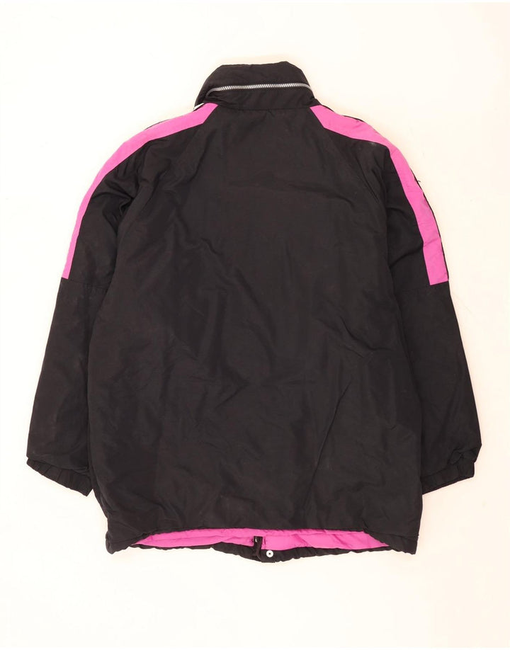 Kappa Herre Graphic Windbreaker Jacket UK 40 Large Black Colourblock
