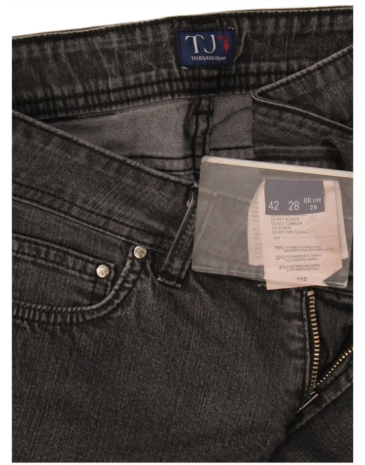 Trussardi lige jeans til kvinder W26 L27 grå bomuld