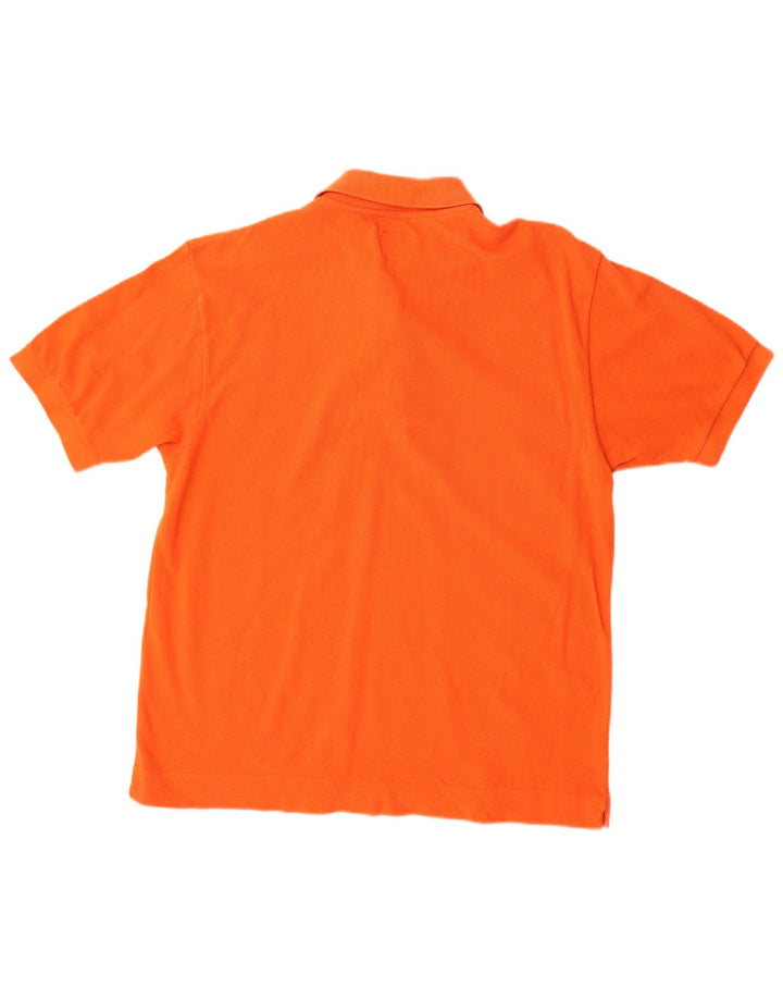 Benetton herre poloshirt Medium orange bomuld