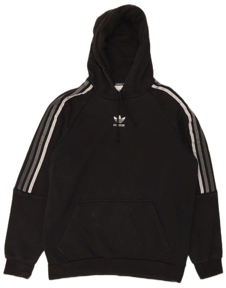 ADIDAS Hættetrøje til mænd Medium Sort bomuld