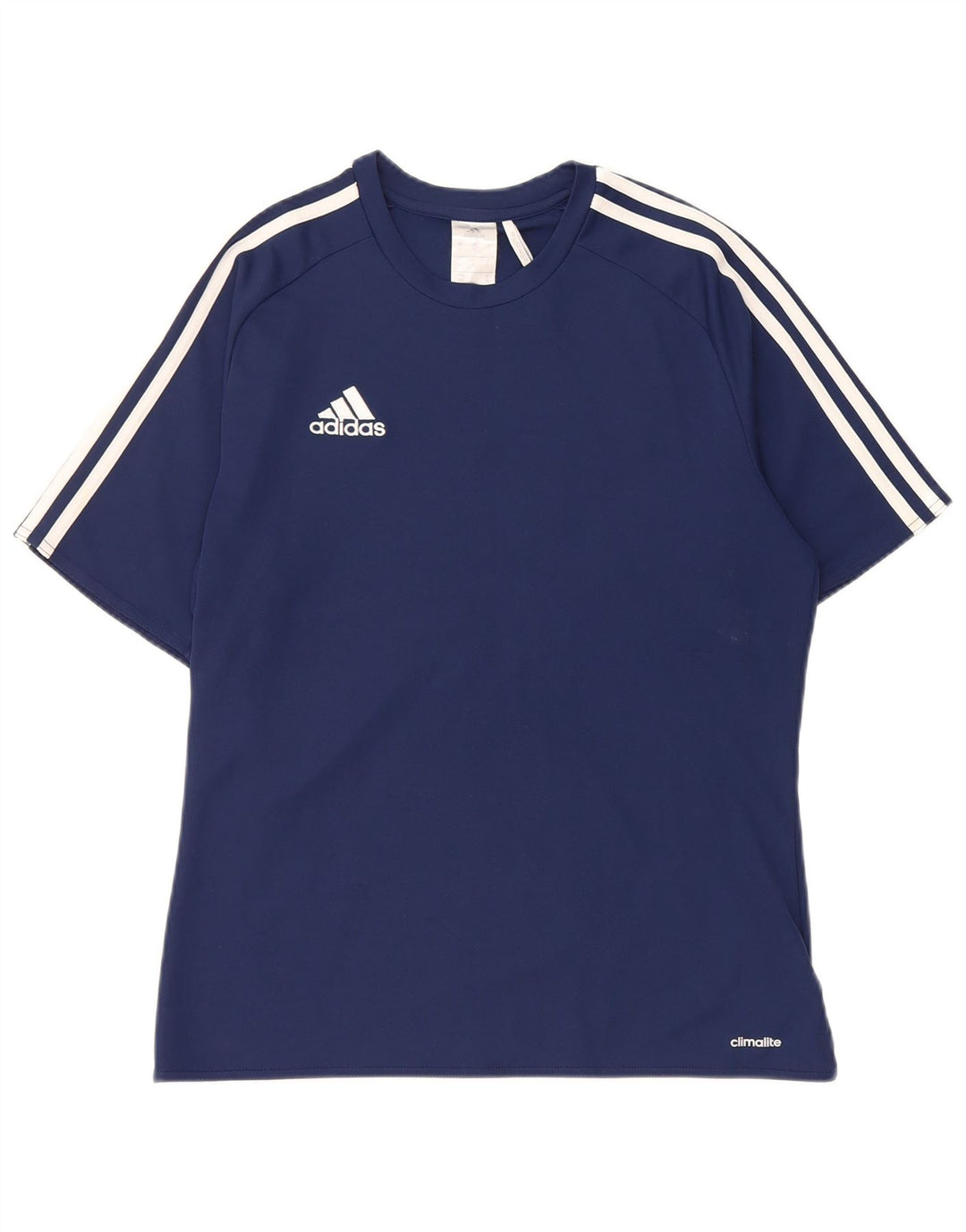 Adidas Herre Climalite T-shirt Top Lille marineblå polyester