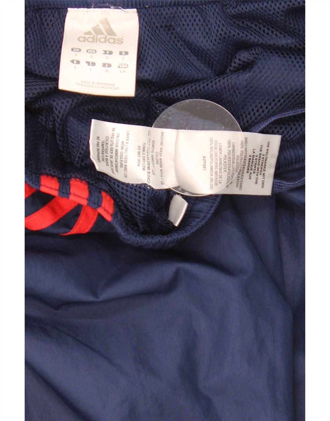 Adidas Træningsdragtsbukser til mænd Små marineblå polyester