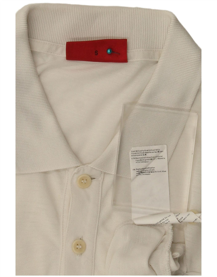 Hugo Boss Herre Polo Shirt Lille Hvid Bomuld