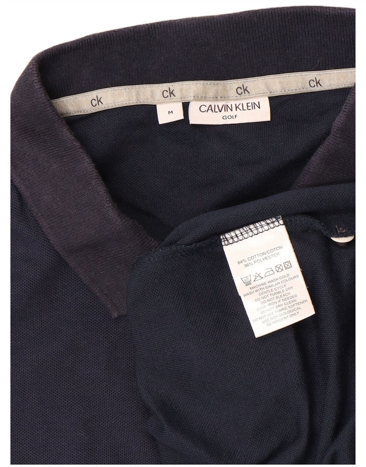 CALVIN KLEIN Herre poloshirt Medium marineblå bomuld
