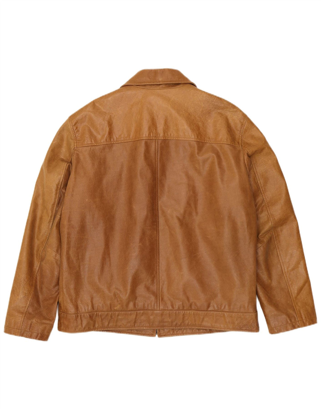 Mays & Rose Herre Læderjakke UK 42 XL Beige