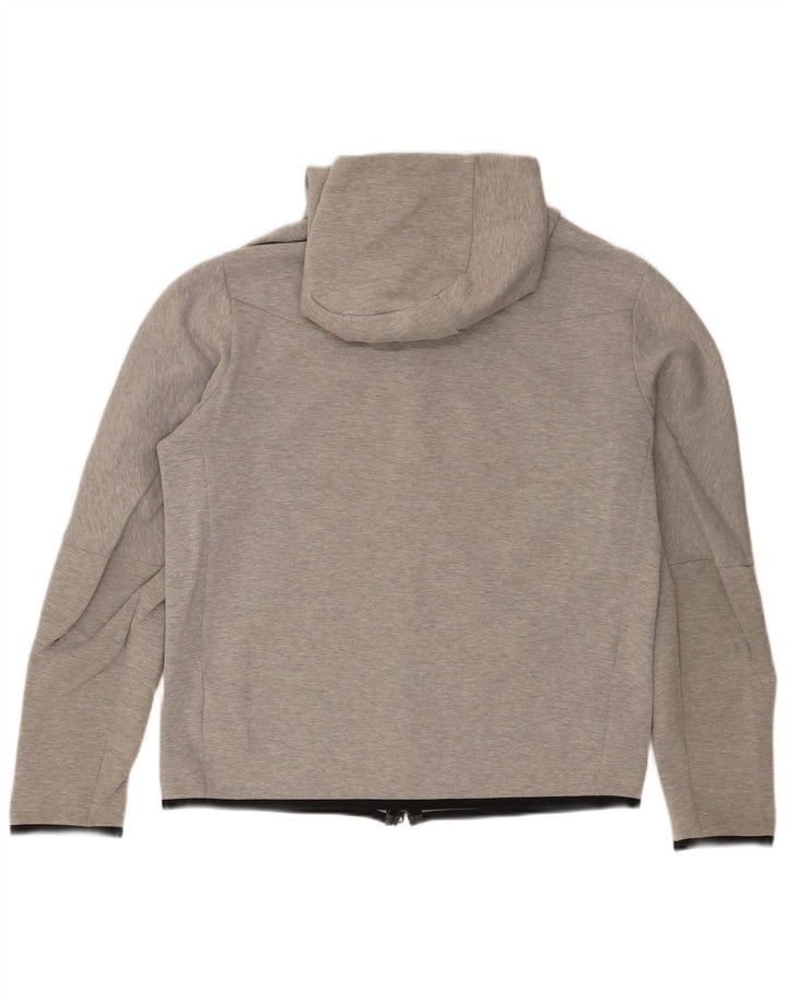 Nike hættetrøje med lynlås til mænd Medium Grey Flecked Bomuld