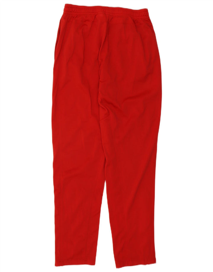 NIKE Mens Tracksuit Trousers Medium Red Polyester