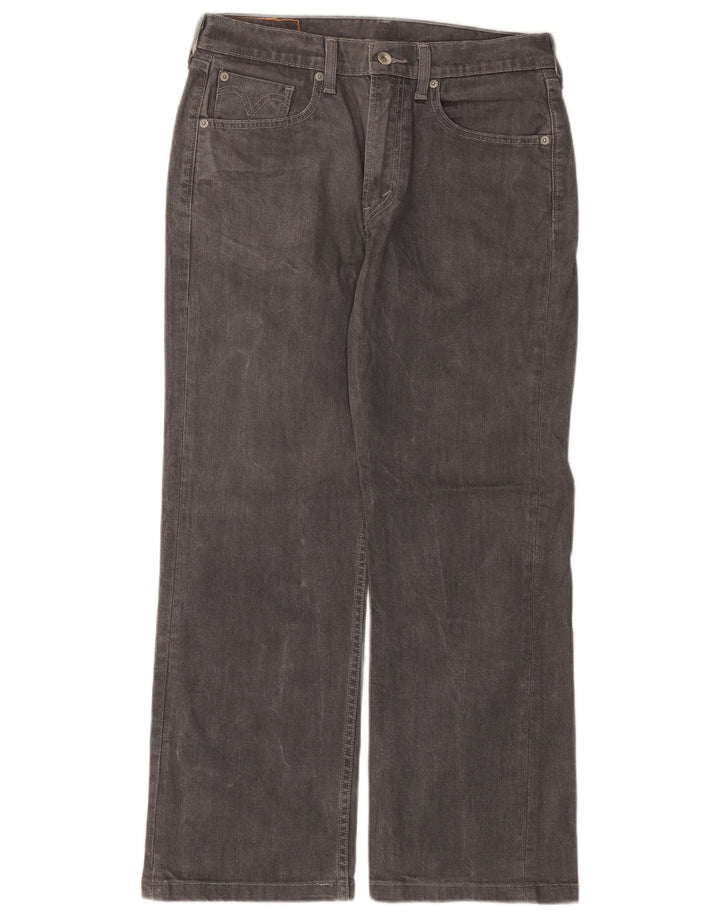 Levi's Herre 506 Straight Jeans W32 L28 Grå Bomuld