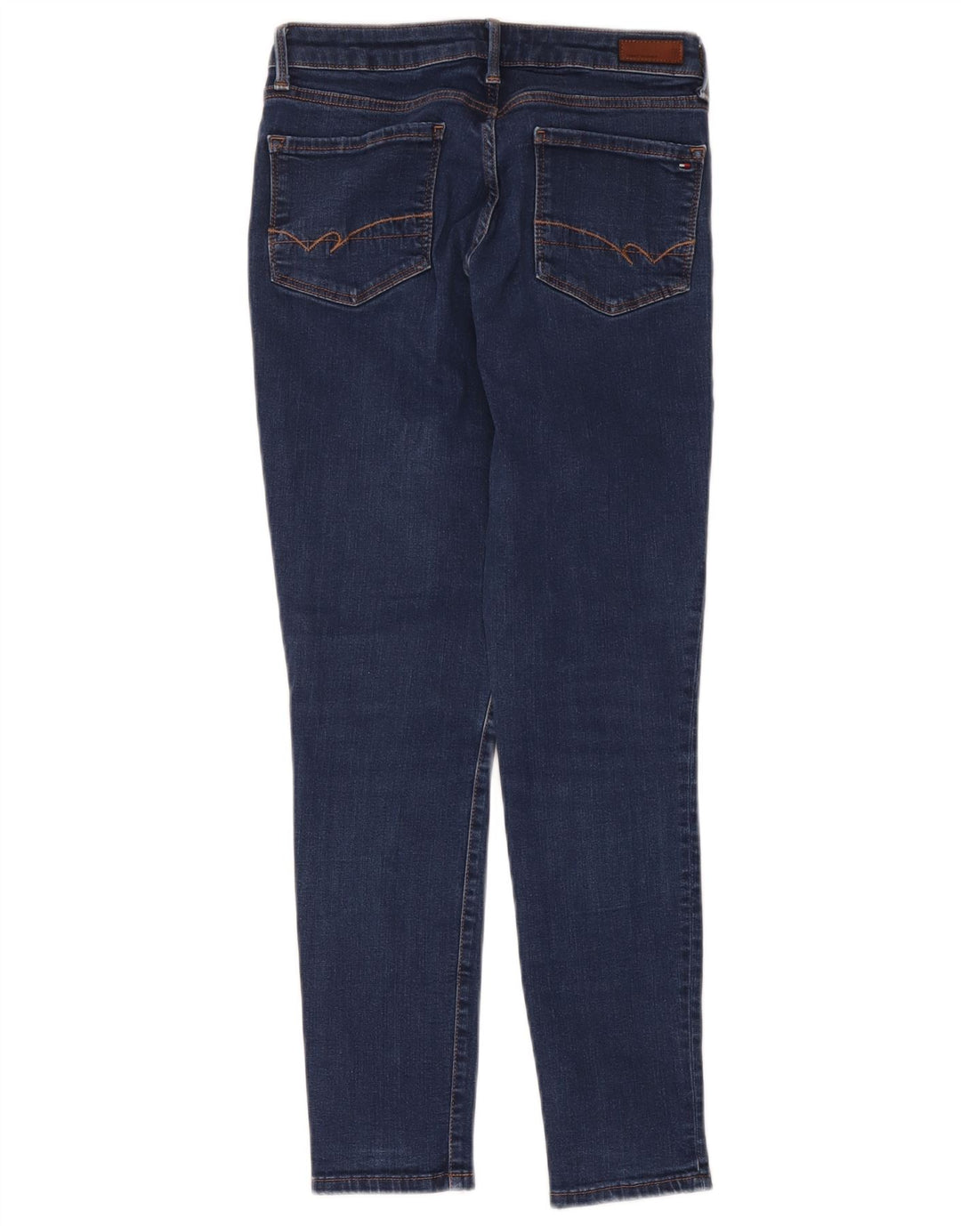 Tommy Hilfiger Dame Skinny Jeans W28 L30 Marineblå Polyester
