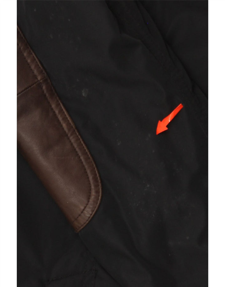 BARBOUR Herre Utility Jacket UK 40 Large Black Polyester