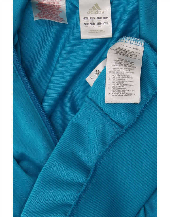 Adidas Træningsdragt Topjakke til drenge 13-14 år Blå Colourblock Polyester