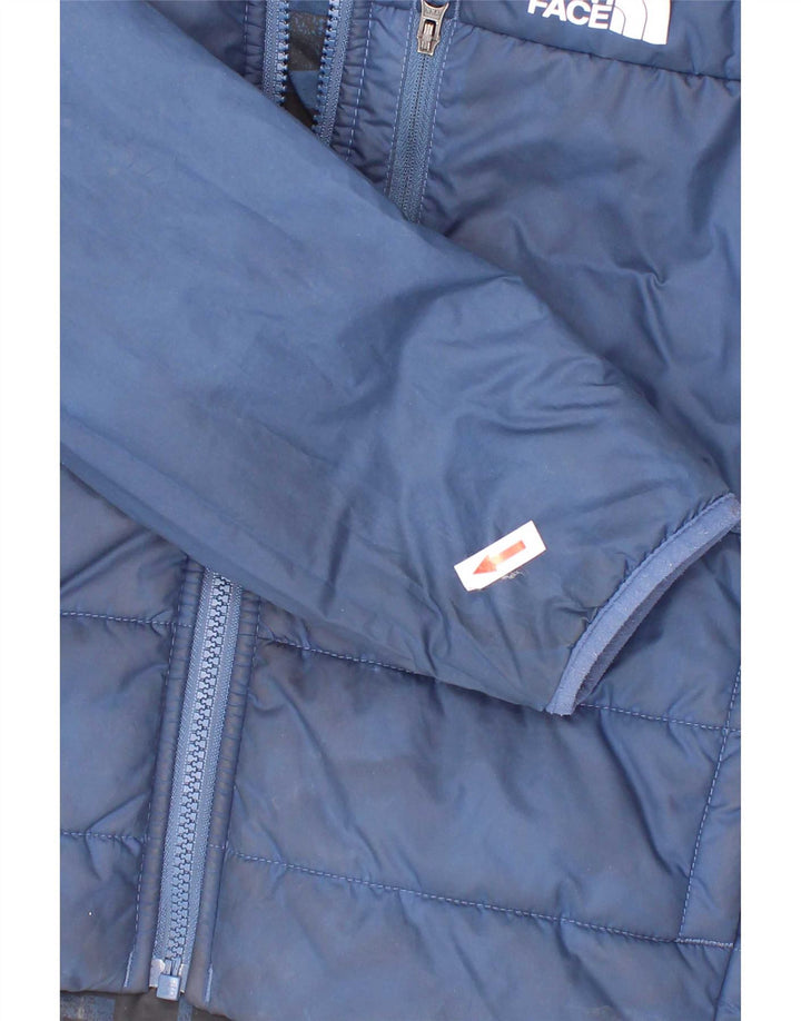 The North Face Boys grafisk vendbar polstret jakke 7-8 år lille blå