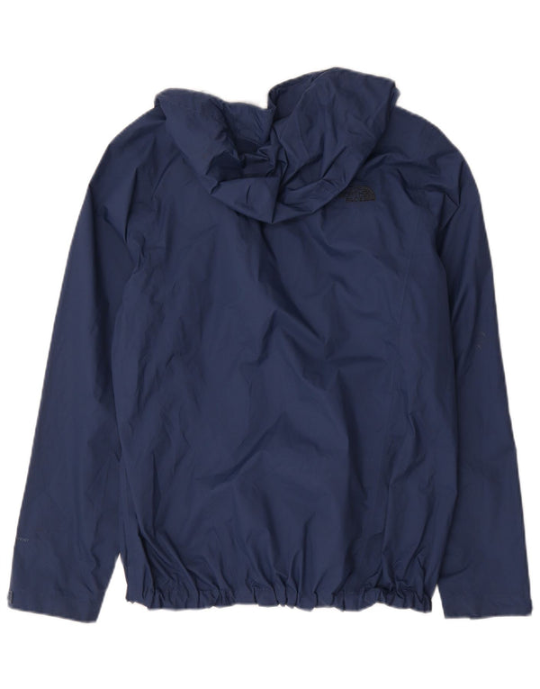 The North Face Regnjakke med hætte til kvinder UK 16 Large Navy Blue