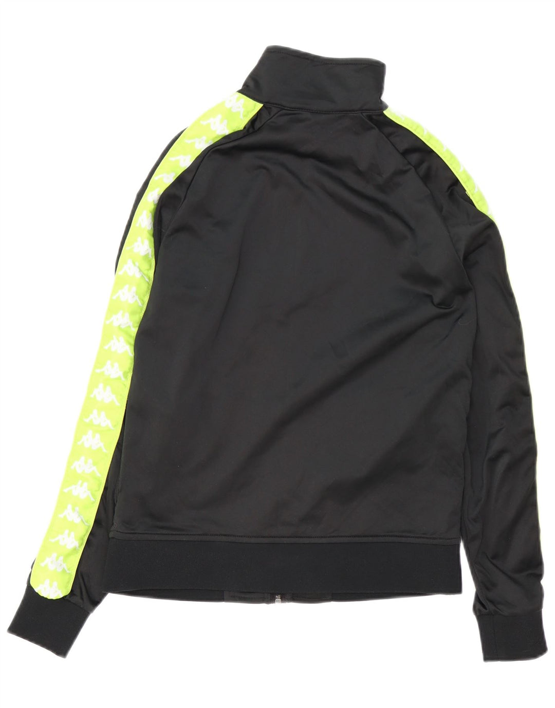 KAPPA drenge grafisk hel træningsdragt 15-16 år Sort Colourblock Polyester