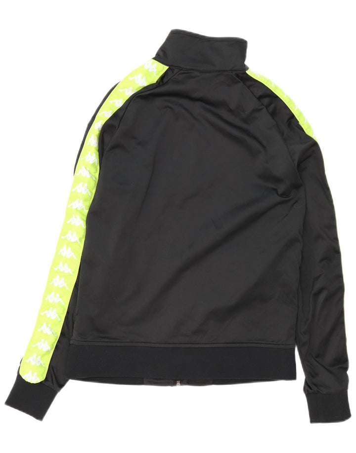 KAPPA drenge grafisk hel træningsdragt 15-16 år Sort Colourblock Polyester