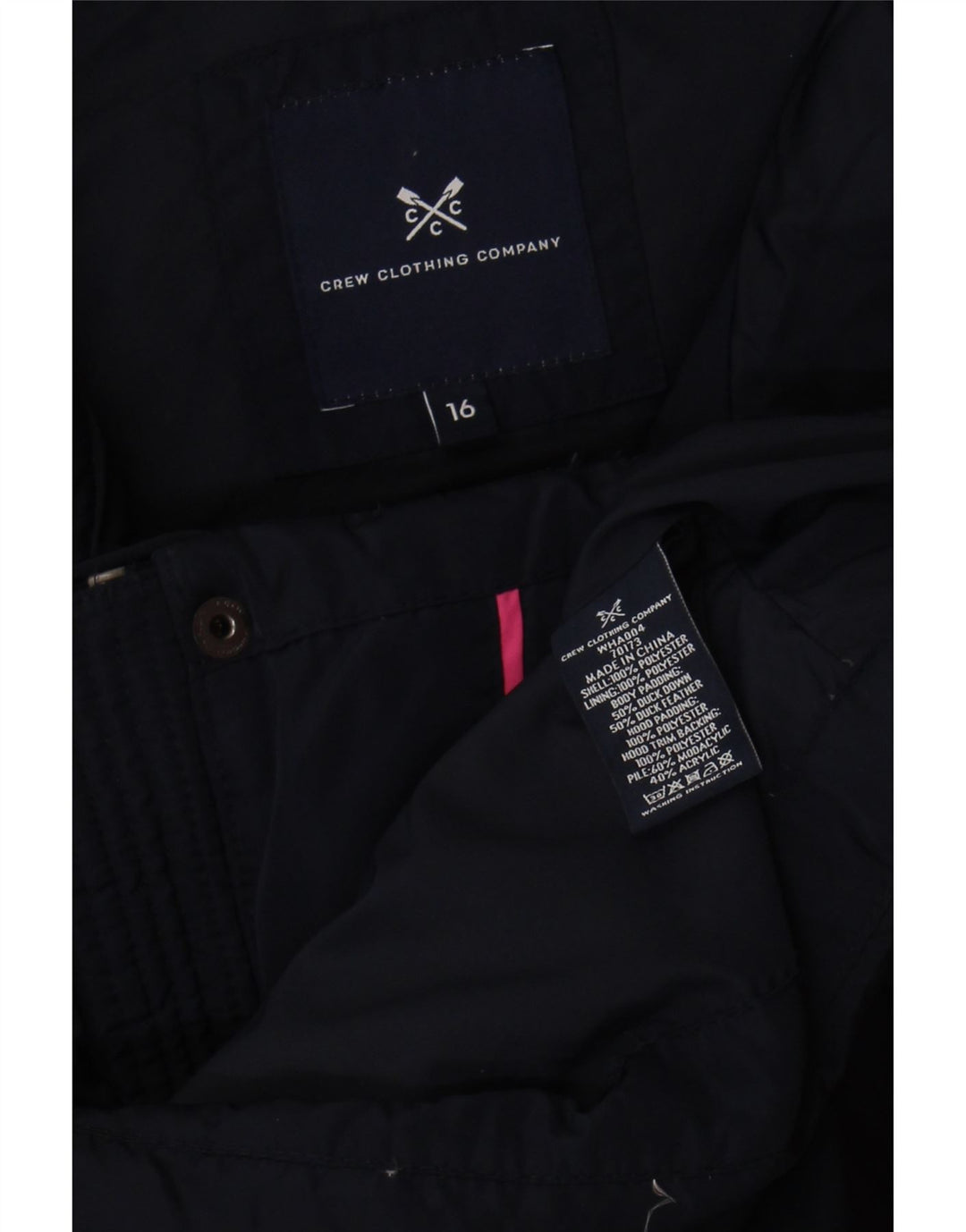 Besætningstøj Dame almindelig vest UK 16 Stor marineblå polyester