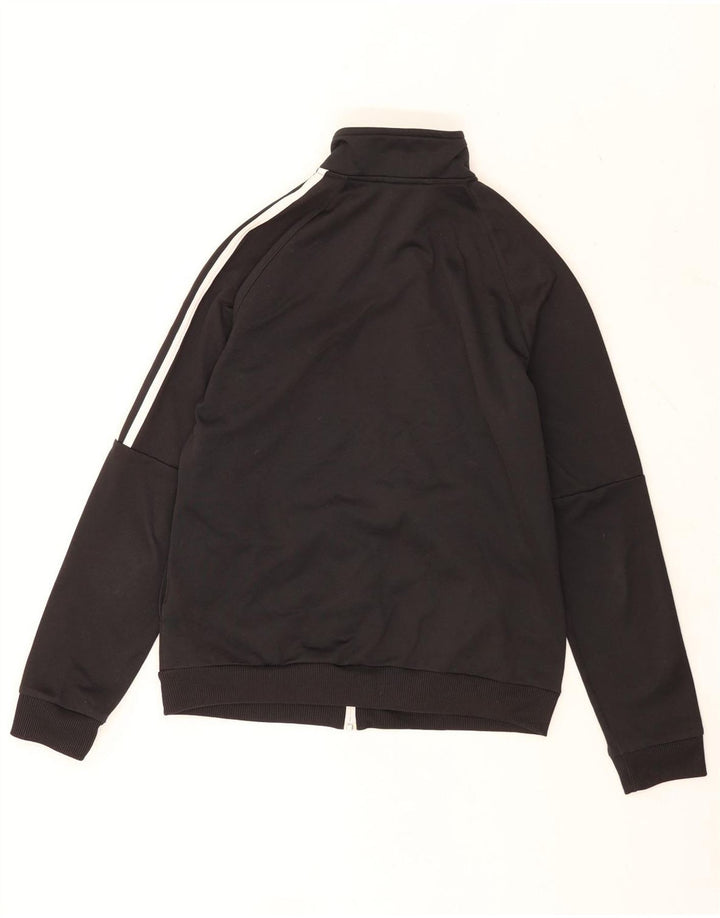 Adidas træningsdragt topjakke til kvinder UK 12/14 Medium Black Polyester