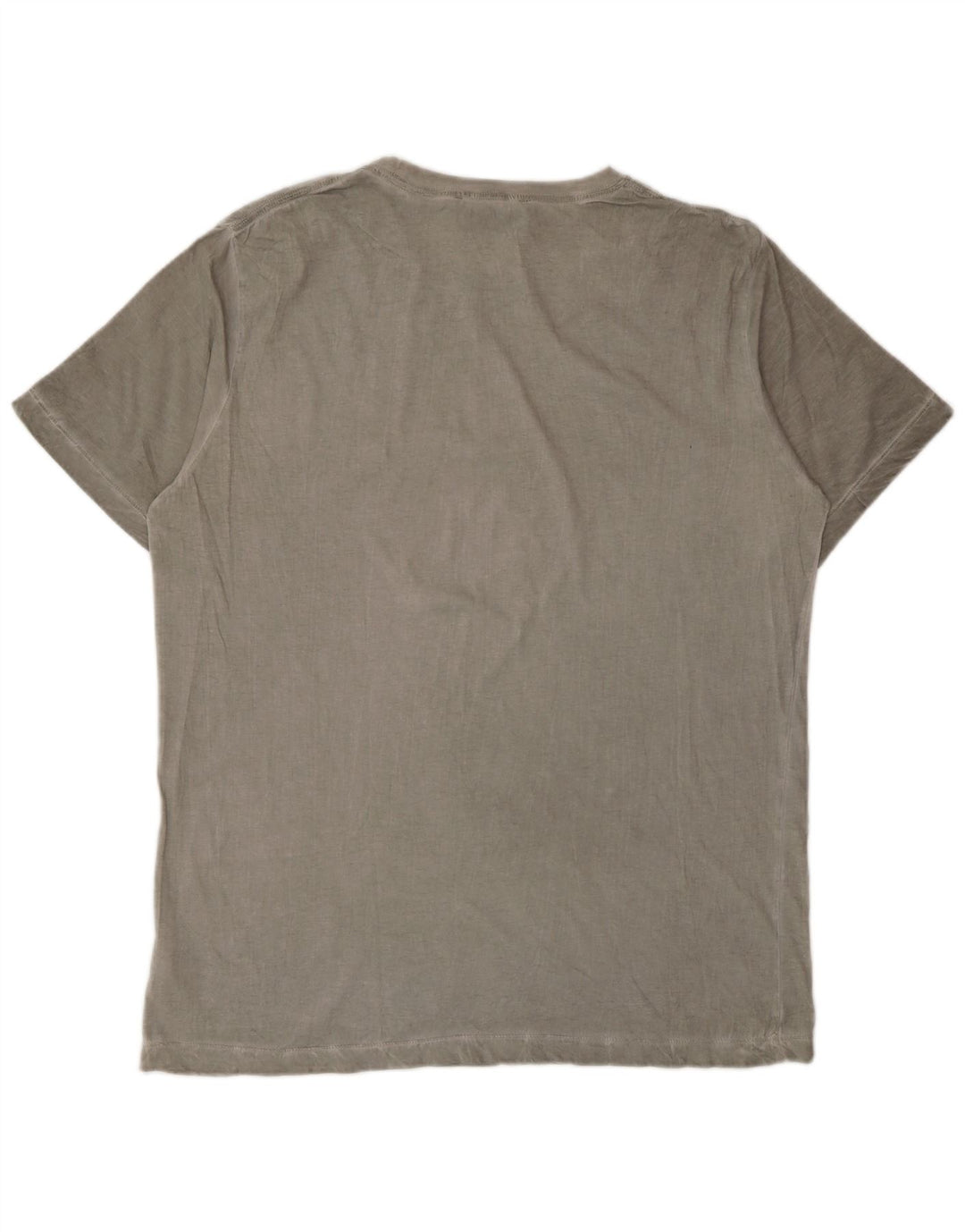 Diesel Herre T-Shirt Top Stor Grå Bomuld