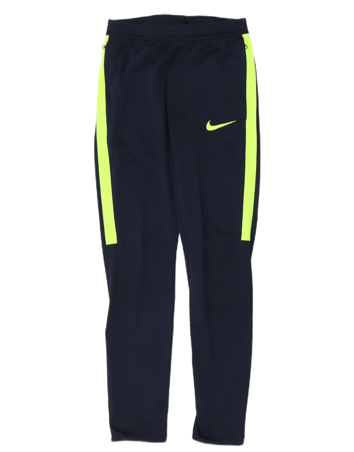 Nike Herre Dri Fit træningsdragt Bukser Små marineblå Colourblock Polyester