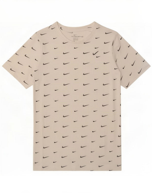 Nike Boys Grafisk T-Shirt Top 13-14 år XL Hvid Bomuld