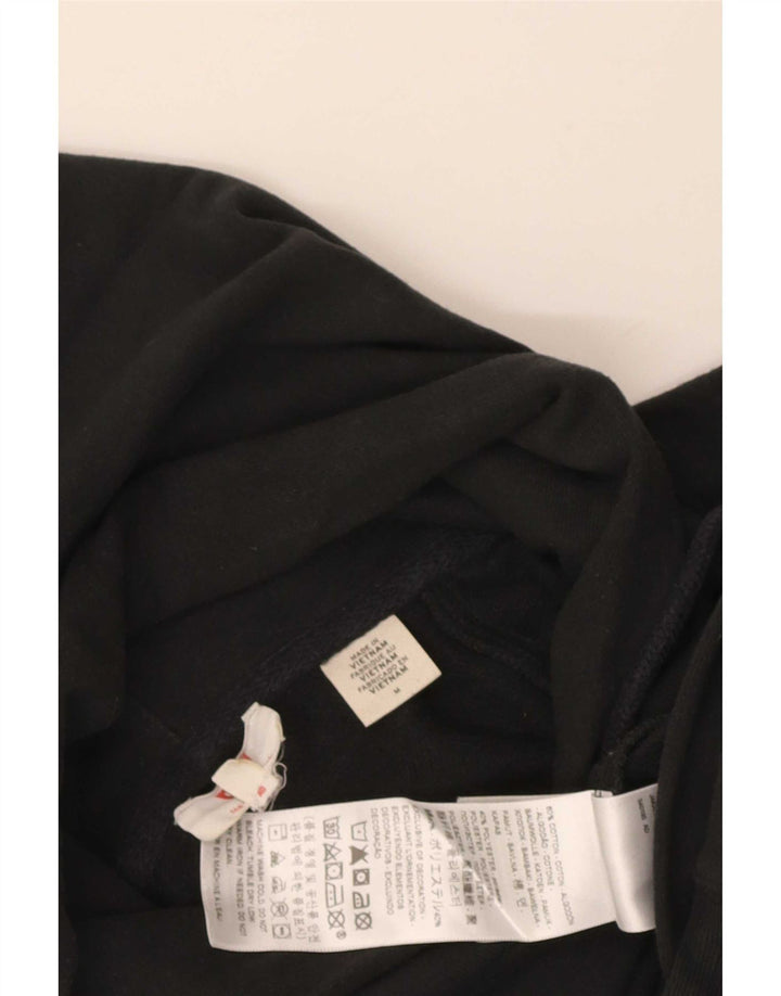 Levi's Grafisk hættetrøje til kvinder UK 14 Medium Sort bomuld