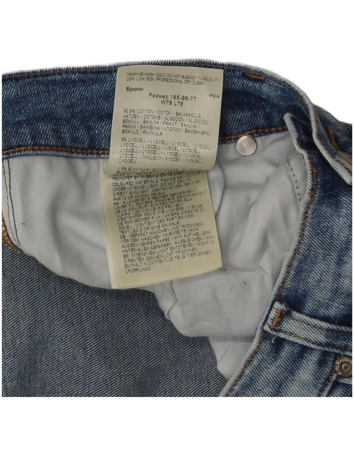 Lee Herre Luke Slim Jeans W31 L30 Blå Bomuld