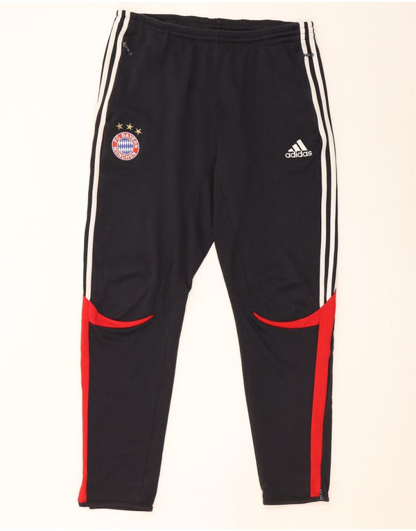 Adidas Dame FC Bayern Munchen Træningsdragt Bukser UK 44/46 Large Navy Blue