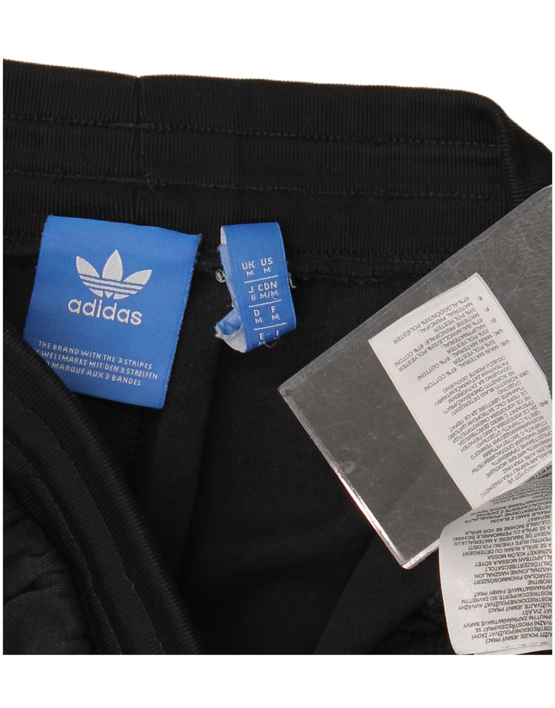 ADIDAS Sportshorts til mænd Medium Sort Colourblock Bomuld