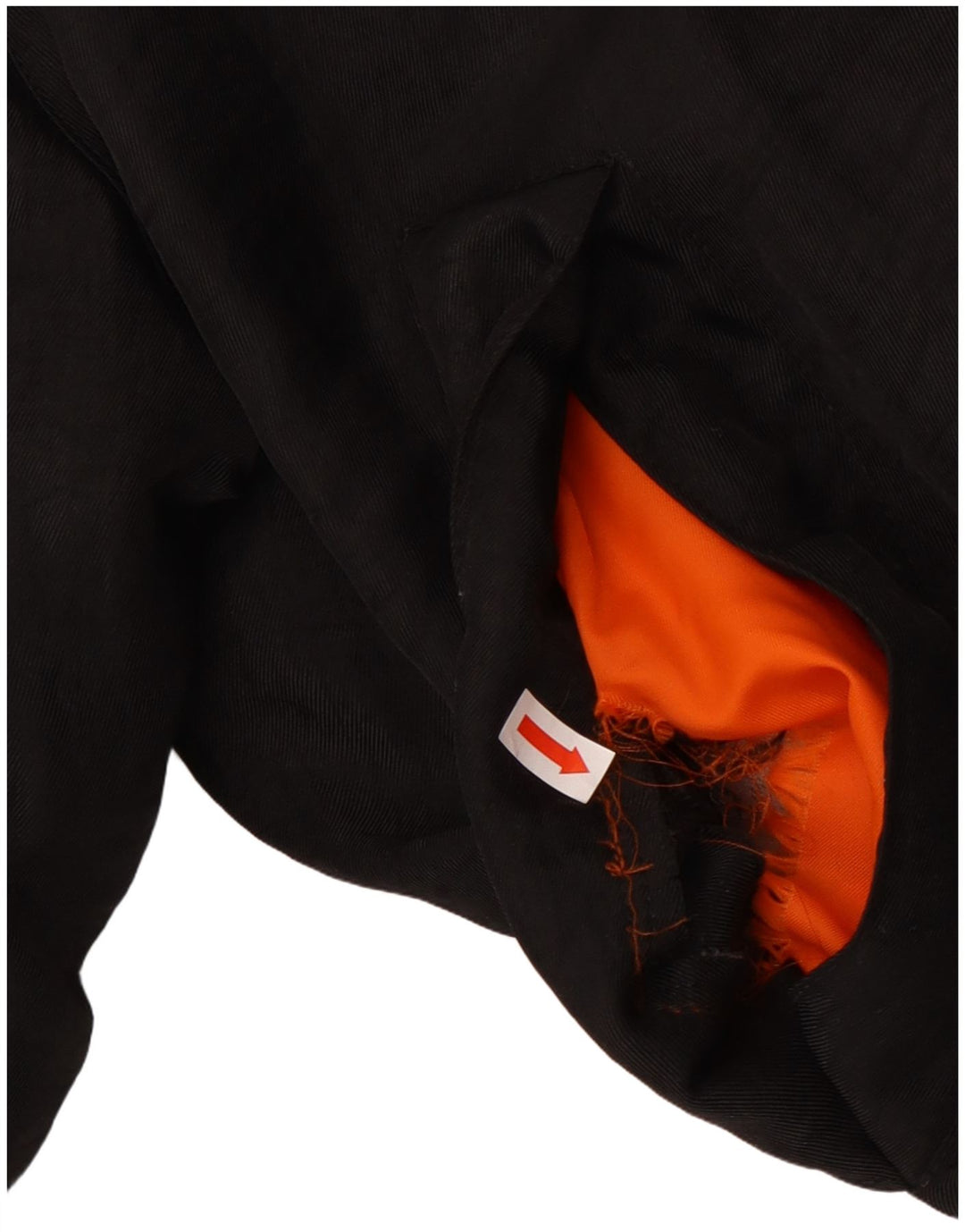 Vintage herre Loose Fit polstret jakke UK 38 Medium Black