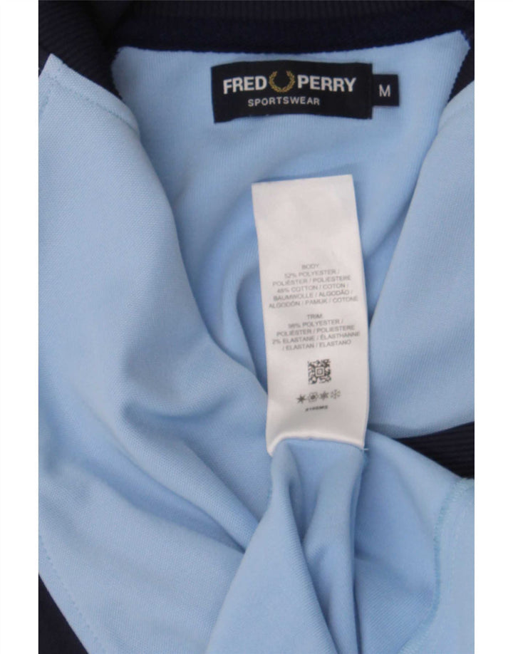 Fred Perry Herre træningsdragt Topjakke Medium Blue Colourblock Sports