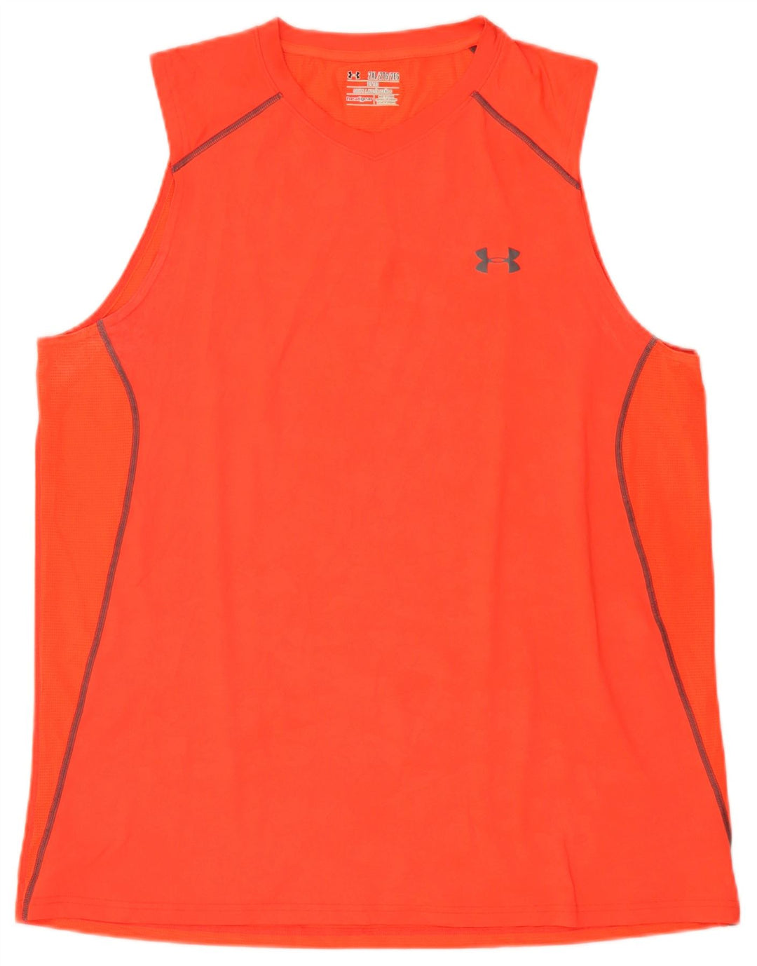 Under Armour Herre Heat Gear Vest Top 2XL Orange Polyester