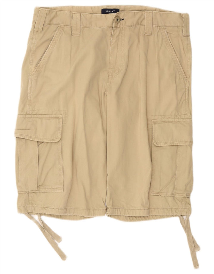 Gant Herre Cargo Shorts W34 Stor Beige Bomuld